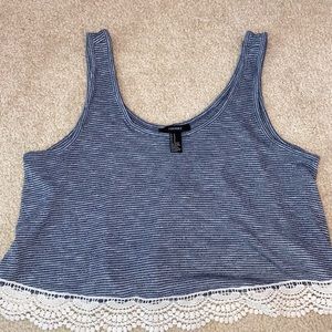 Boho Top w/ Lace Forever 21